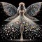 5D Colorful Angel Wings Fairy Diamond Painting Kit for Adults – Full Drill DIY Gem Art, 12x12 Inch Wall Home Décor